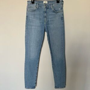 Women's Citizens of Humanity Rocket Ankle Jeans Size 30 Straight Leg Light Wash
